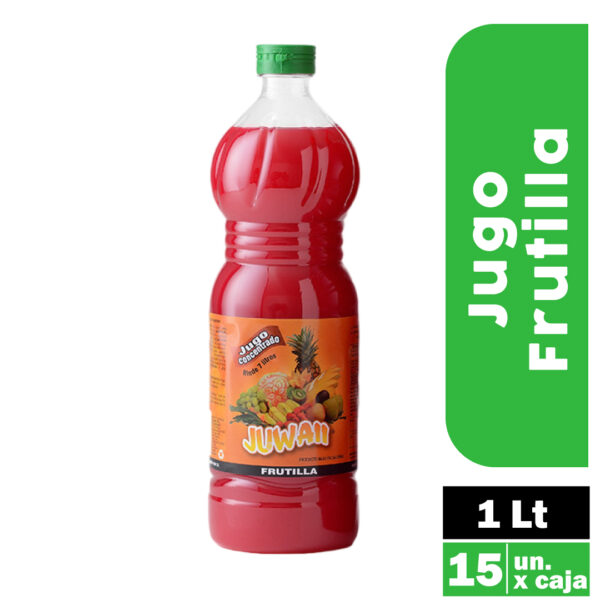 Jugo Concentrado Frutilla 1lt - Caja 15 Unidades