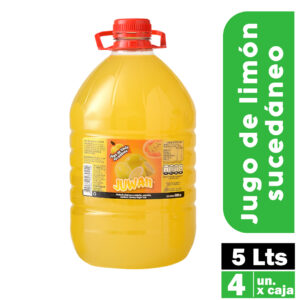 Jugo de Limón 5lt - Caja 4 Unidades