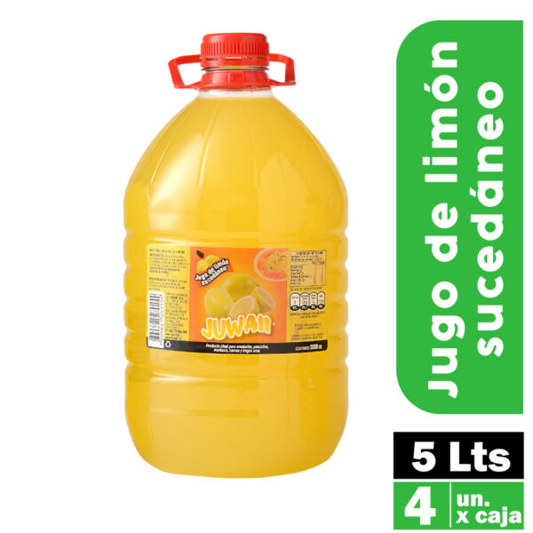 Jugo de Limón 5lt - Caja 4 Unidades