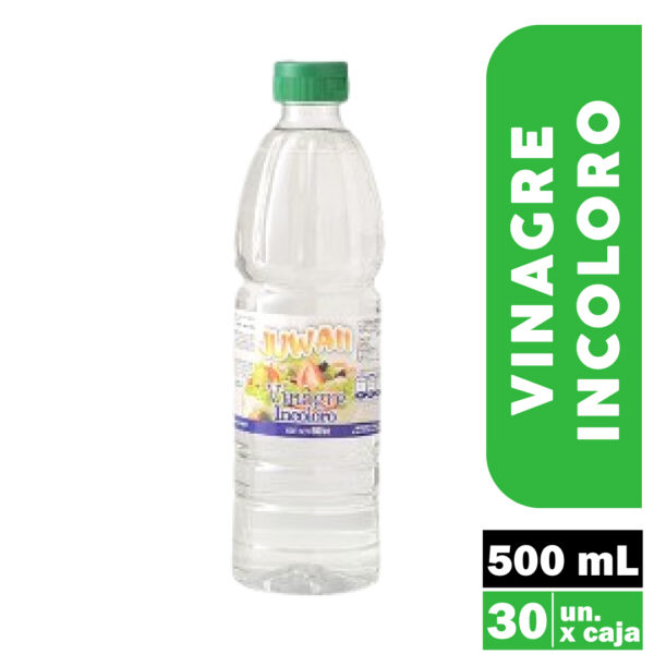 Vinagre de Incoloro 500 mL - Caja 30 Unidades